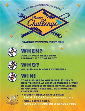 SUSD i-Ready Challenge Contest 